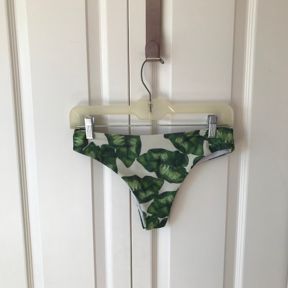 Palm Leaf Bikini Bottoms - Picture 2 of 2